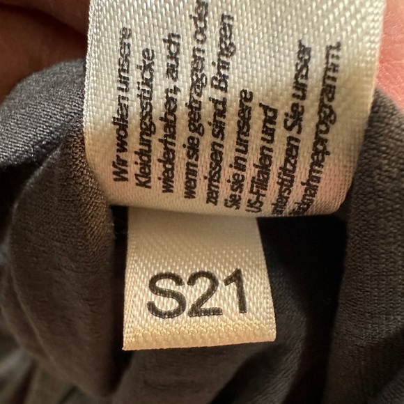 Eileen Fisher Dress Sheath Shirt Slouchy drapey Size S Viscose gray Stretch GUC - Picture 5 of 6